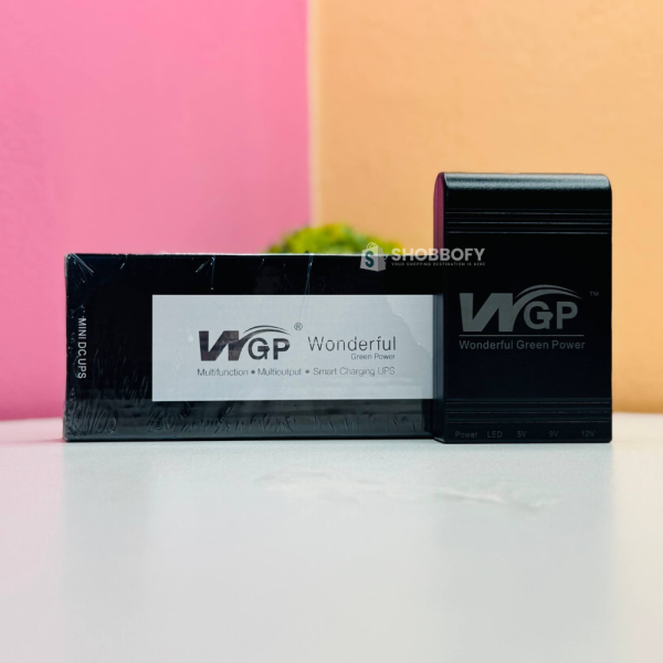 New Version WGP mini UPS 10400mAh – 5/9/12V – Black